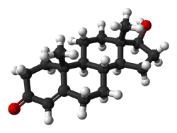 Testosterone molecule